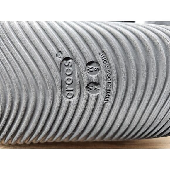 Crocs Slide Sandal Slipper Black Womens Size 9 Mens Size‎ 7 - Picture 7 of 7